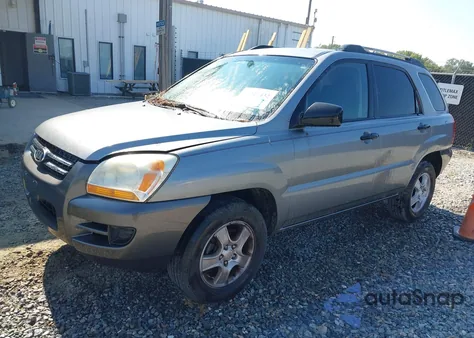 2007 Kia Sportage Lx из США, поврежденный, VIN KNDJF724177301504